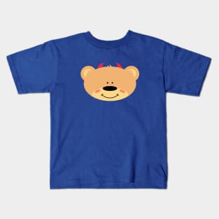 Teddy bear with Devil Horns Kids T-Shirt